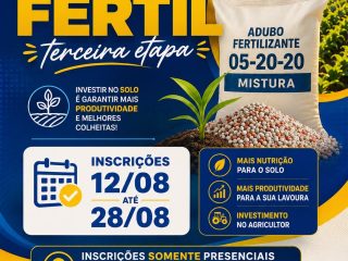 Programa Solo Fértil chega à terceira etapa em Lagoa dos Três Cantos