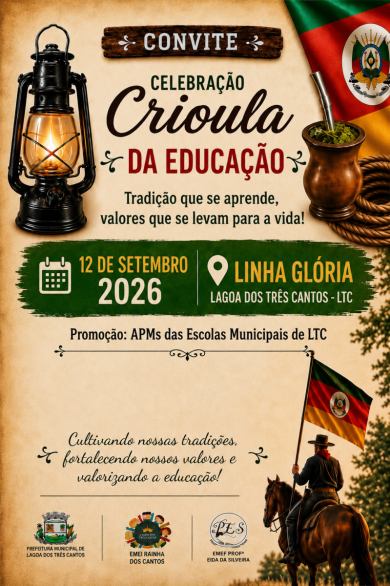 Celebração Crioula valoriza tradição, cultura e integração em Lagoa dos Três Cantos