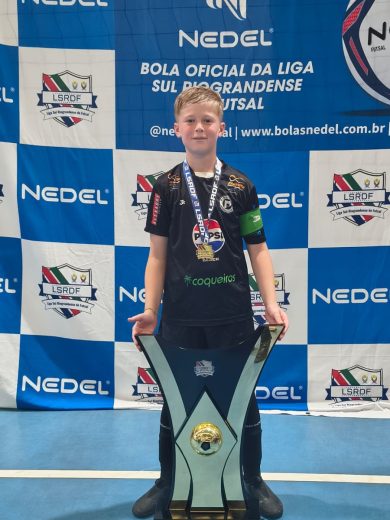 Arthur Willens é campeão da Liga Sul-Riograndense Sub-11