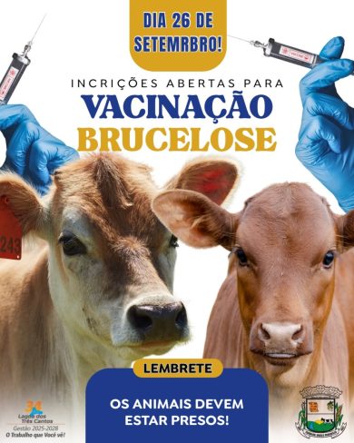 Lagoa dos Três Cantos abre inscrições para vacinação contra a brucelose