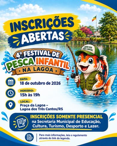 Lagoa dos Três Cantos: aberto o período de inscrições para o 4º Festival de Pesca Infantil na Lagoa