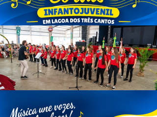V Encontro de Corais Infantojuvenil será realizado nesta quarta-feira em Lagoa dos Três Cantos